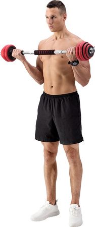 Sztangielki/sztanga gumowane HMS SGGX20 20 KG