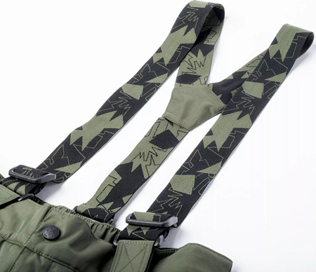 Dziecięce spodnie narciarskie softshell Bejo Halvar Jrb membrana 3000mm rozmiar 140