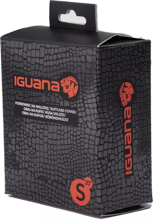 Pokrowiec na walizkę Iguana BORGE S czarny