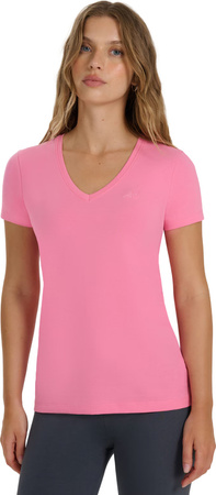 Koszulka damska 4F F2969 różowa 4FWAW25TTSHF2969 54S