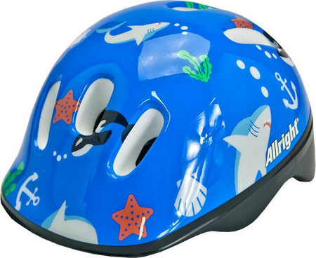 Kask rowerowy dziecięcy na rolki deskorolkę hulajnogę Allright Kids Marine MV6-2 rozmiar XS (44-48cm)