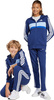 Dres dla dzieci adidas Seasonal Essentials Tiberio 3-Stripes French Terry granatowy JI6035