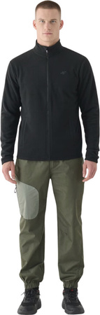 Polar męski bluza polarowa 4F M289 głęboka czerń 4FWMM00TFLEM289 20S