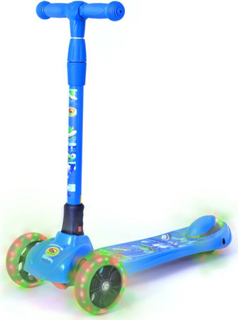 Hulajnoga trójkołowa SMJ ALIEN niebieska AF-WG006