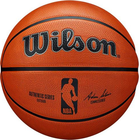 Piłka do koszykówki koszykowa Wilson NBA Authentic Series Outdoor pomarańczowa WTB7300XB6