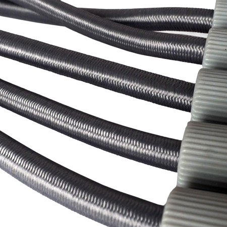 Gumy do ćwiczeń ekspander gumowy treningowy 5 odpinanych gum Profit DK 3227