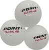 Piłeczki do ping ponga tenisa stołowego Point Tactic białe 10 szt