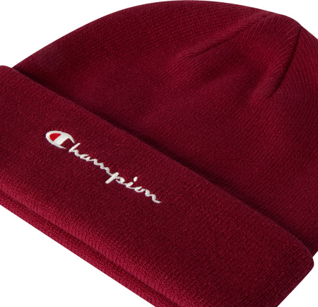 Czapka zimowa Champion Beanie Cap bordowa 806064 RS522