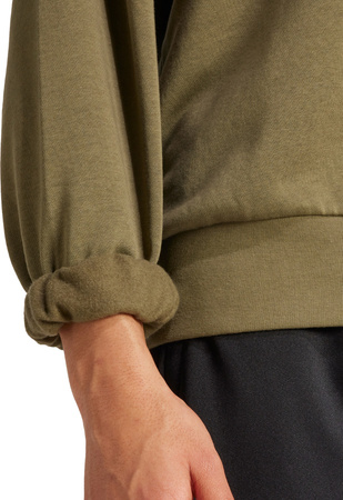 Bluza męska adidas Essentials Feelcozy Fleece oliwkowa KD5149