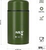 Termos obiadowy turystyczny ze stali nierdzewnej Nils Camp NC3802 zielony 1000 ml