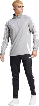 Bluza męska adidas Tiro 24 Training Top szaro-biała IS1041