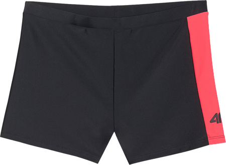 Spodenki kąpielowe męskie 4F M044 czarno-czerwone 4FWSS25USWTM044 20S