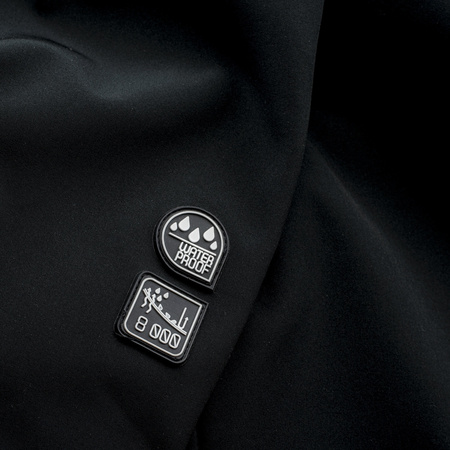 Męski Softshell Iver black/spicy orange/asphalt rozmiar xxxl