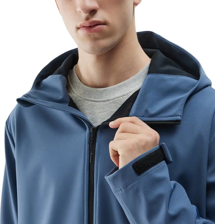 Kurtka męska softshell 4F M324 denim 4FWSS25TSOFM324 32S