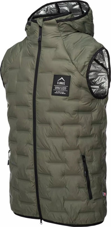Męska kamizelka pikowana z kapturem Elbrus Huel Vest Primaloft rozmiar L