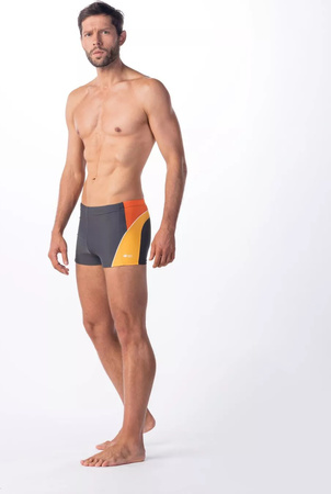 Męskie bokserki kąpielowe Aquawave HELDER forget iron/puffin's bill rozmiar L