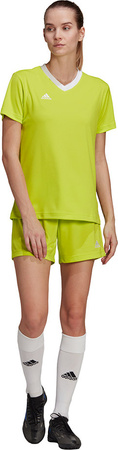 Koszulka damska adidas Entrada 22 Jsy limonkowa HC5080