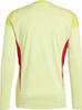 Koszulka bramkarska męska adidas Tiro 25 Competition Goalkeeper Long Sleeve żółta JN2018