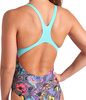 Damski Strój Kąpielowy Women's Arena Vivid Repeat Swimsuit Swim  dress blues rozmiar 36