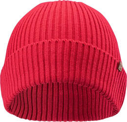 Dziecięca czapka zimowa młodzieżowa bawełniana Bejo Mila JRB czerwona