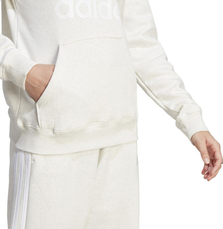 Bluza damska adidas Essentials Big Logo Regular Fleece beżowa IM0252