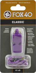 Gwizdek Fox 40 Classic fioletowy ze sznurkiem 9903-0808