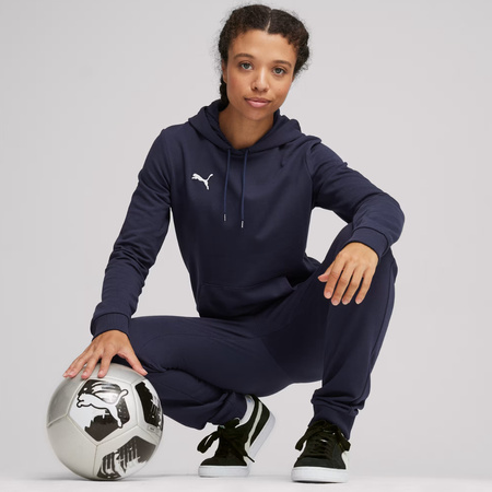 Bluza damska Puma Team Goal Casuals Hoody granatowa 658621 06