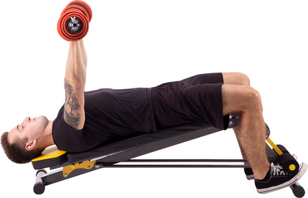 Ławka rzymska treningowa wielofunkcyjna HMS Premium