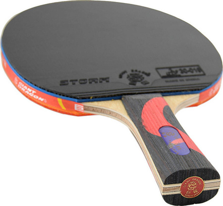 Rakietka do tenisa stołowego ping-ponga Giant Dragon 8★ N8081 2 piłeczki, pokrowiec