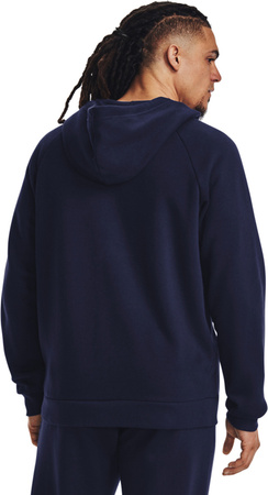 Bluza męska Under Armour Rival Fleece FZ Hoodie granatowa 1379767 410
