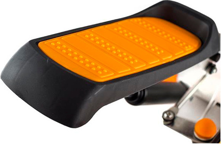 Stepper prosty z linkami Hms S3092 pomarańczowo-biały