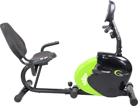 Poziomy rowerek magnetyczny HMS R9259 (9 kg) czarno-zielony
