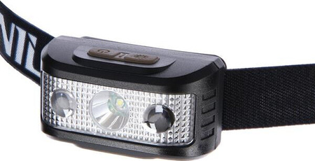 Czołówka latarka lampka na głowe mocna wodoodporna led 180 lm Nils camp NC0006 czarna