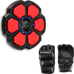 Elektroniczna Tarcza Bokserska Tb06 Muzyczna Boxing Machine + Rękawice MMA HMS