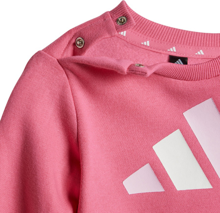 Dres dla dzieci adidas Essentials różowo-szary JY0303