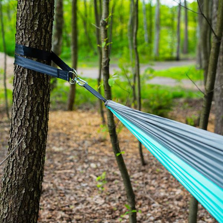 Zestaw lin pasy hamak huśtawka Nils camp nc1722 mocne czarne