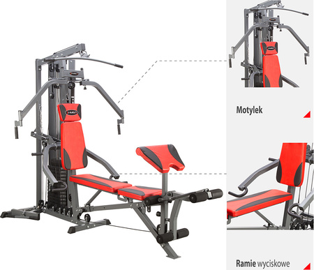 Atlas do treningu siłowego Tytan 10R 200 lbs / 90 kg HMS