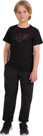 Koszulka dla chłopca 4F M2417 czarna 4FJWAW25TTSHM2417 20S