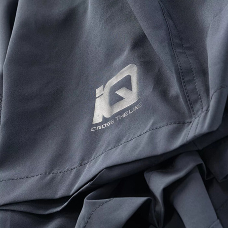 Męskie spodenki krótkie treningowe siłownia bieganie IQ Olpu czarne rozmiar S