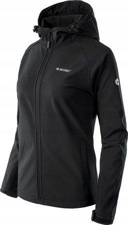 Damska kurtka przejściowa softshell Hi-Tec Lady Neti membrana 8000mm czarna rozmiar XL
