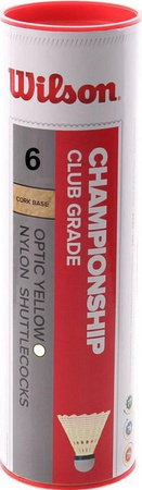 Lotka badminton nylon Wilson championship tuba 6szt biała 79