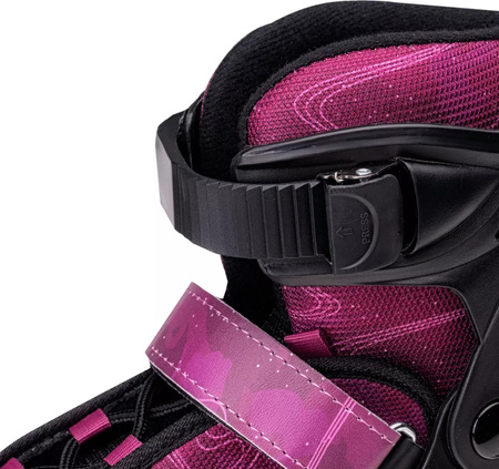 Dziecięce łyżworolki regulowane rolki Martes Galakty JRG ABEC-7 kółka 72mm rozmiar 34-37