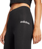 Legginsy damskie adidas Essentials Linear Cotton czarne JG8621