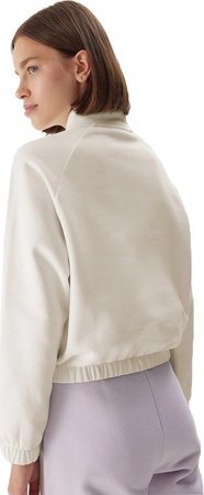 Bluza damska 4F F0718 kremowa 4FAW23TSWSF0718 12S