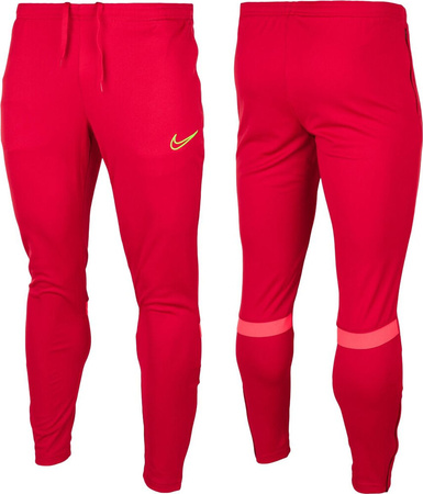 Spodnie dla dzieci Nike DF Academy 21 Pant KPZ czerwone CW6124 687