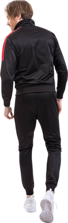 Dres treningowy piłkarski komplet bluza spodnie Givova Tuta Revolution czarno-czerwony TR033 1012