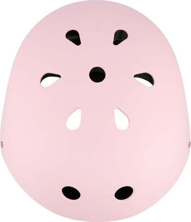 Dziecięcy kask rowerowy na rolki hulajnogę regulowany Nils Extreme MTW001-1 różowo-miętowy r L (58-61CM)