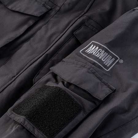 Męska kurtka softshell ocieplany taktyczna 3w1 Magnum Wolf 2.0 czarna rozmiar XXL