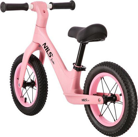 Rowerek biegowy Nils fun rb100 pink
