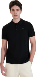 Koszulka męska polo 4F M366 czarna 4FWMM00TPTSM366 20S